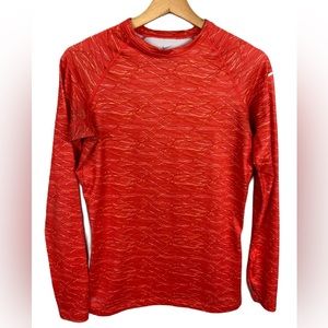 Nike Women’s Medium Pro Combat Orange Fitted Shirt